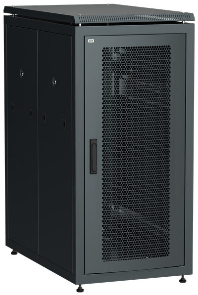 Обложка ITK Шкаф сетевой 19 LINEA N 18U 600х1000 перфорация и перфорация